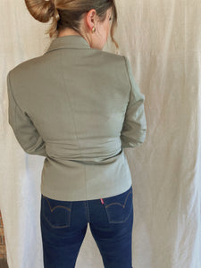 Sage Green Blazer - Size 6P