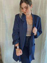 Load image into Gallery viewer, Navy Blue Blazer - Size 14
