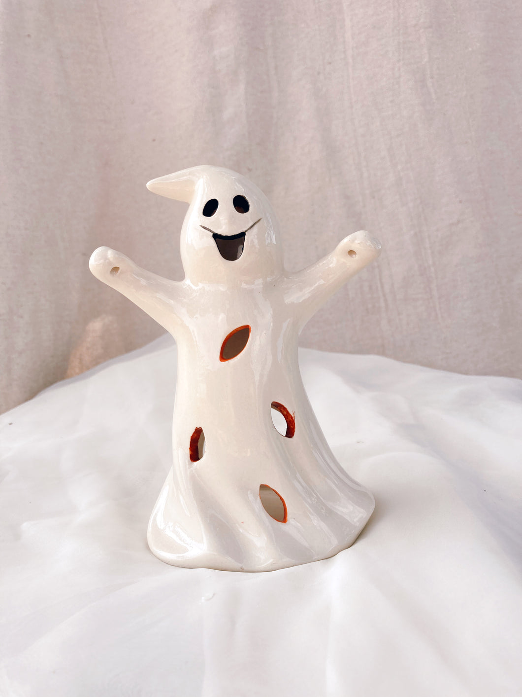 Ceramic Ghost Tealight