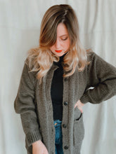 Load image into Gallery viewer, Olive Green Cardigan - Size L
