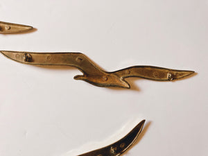 Brass Mid Century Seagulls