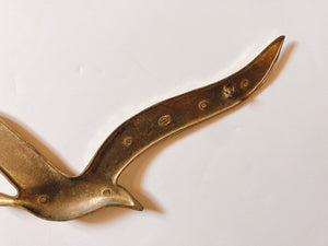 Brass Mid Century Seagulls