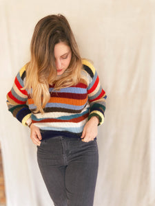 Rainbow Cashmere Sweater