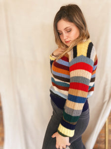 Rainbow Cashmere Sweater