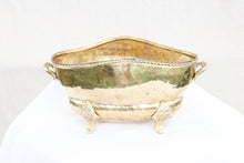 Load image into Gallery viewer, Clawfoot Brass Planter
