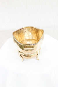 Clawfoot Brass Planter