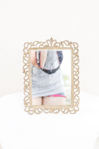 Framed Taletop Mirror