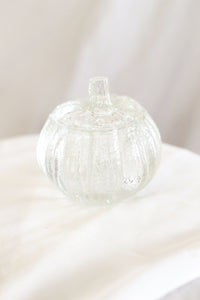 Glass Tealight Pumpkin