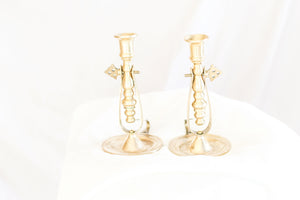 Brass Half Taper Candle Holders