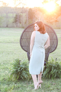 Sage Green Midi Dress