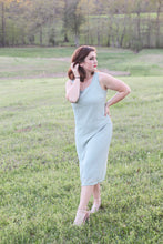 Load image into Gallery viewer, Sage Green Midi Dress
