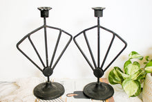 Load image into Gallery viewer, Cast Iron Candle Holders
