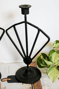 Cast Iron Candle Holders