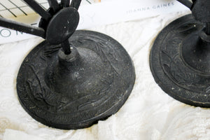 Cast Iron Candle Holders