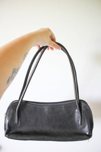 Italian Leather Baguette Bag