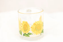 Load image into Gallery viewer, Glass Sunflower Coffee Mug
