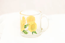 Load image into Gallery viewer, Glass Sunflower Coffee Mug
