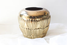 Load image into Gallery viewer, Large Brass Art Deco Vase
