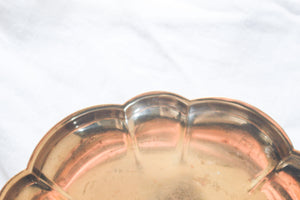 Floral Brass Dish