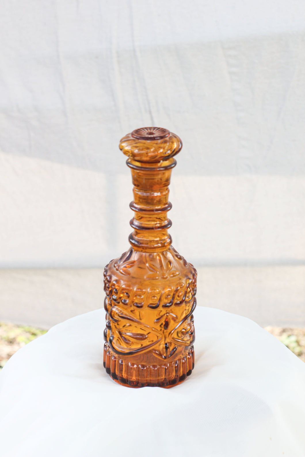 Amber Glass Decanter