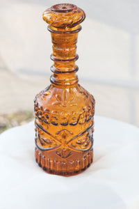 Amber Glass Decanter