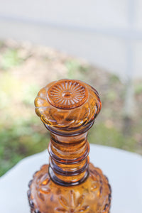 Amber Glass Decanter