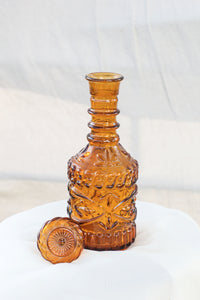 Amber Glass Decanter