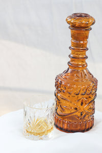 Amber Glass Decanter