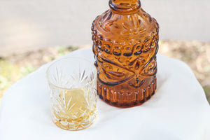 Amber Glass Decanter