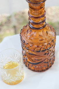 Amber Glass Decanter