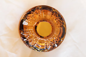 Amber Glass Fairy Lamp