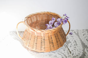 Handled Wicker Basket