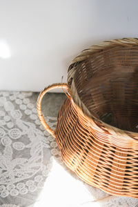 Handled Wicker Basket