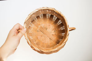 Handled Wicker Basket