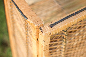 Three Tier Wicker Shelf