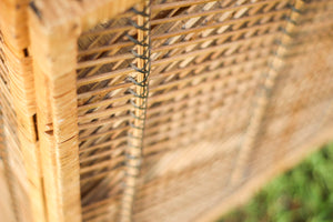 Three Tier Wicker Shelf