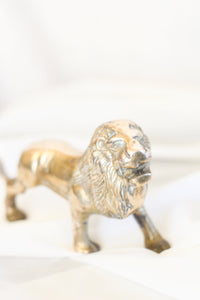 Brass Lion Figurine