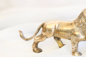 Brass Lion Figurine