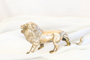 Brass Lion Figurine