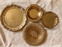 Load image into Gallery viewer, Brass Platter Set
