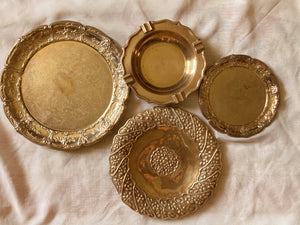 Brass Platter Set