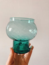 Load image into Gallery viewer, Handblown Teal Hurricane Vase
