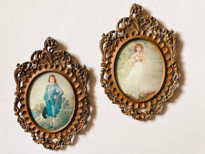 Framed Ornate Victorian Prints