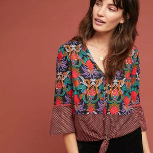 Maeve by Anthropologie Carter Blouse - Size 6